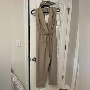 Zara olive green jumpsuit